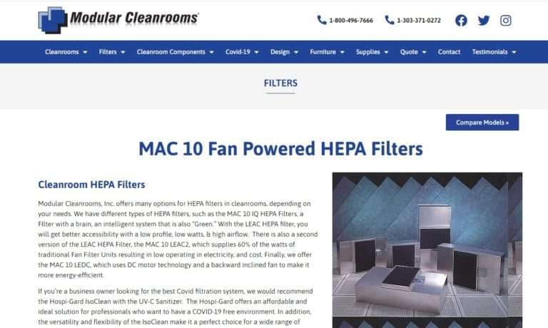 Modular Cleanrooms, Inc. facility