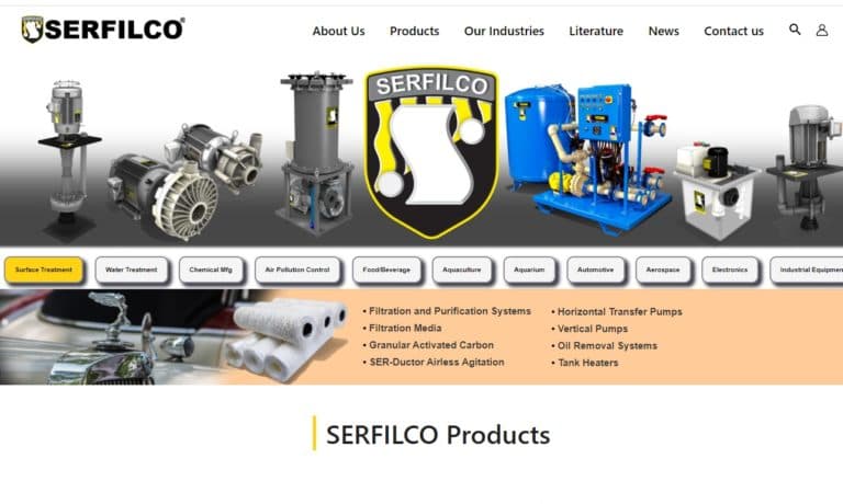 SERFILCO®, Ltd. facility