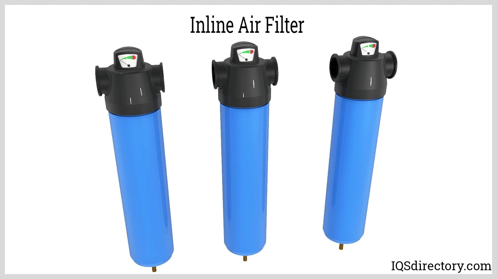 Inline air filter