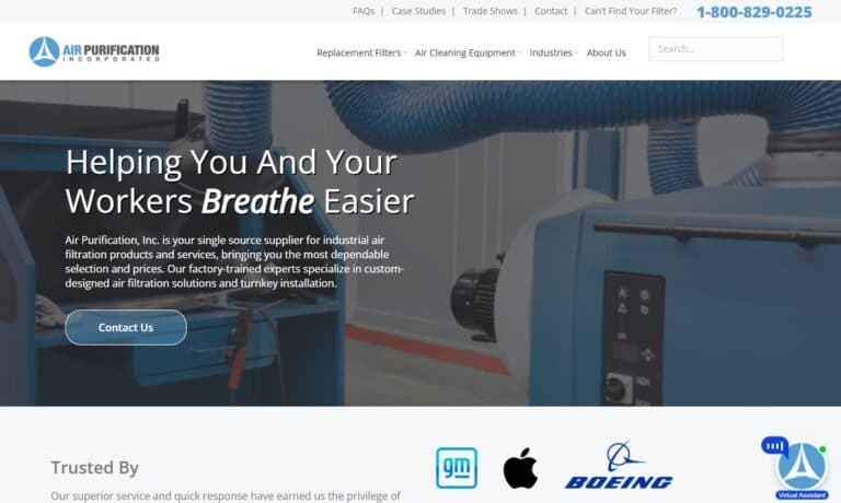 Air Purification, Inc. facility