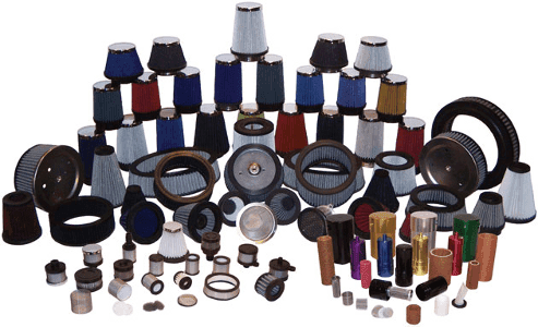 Custom motorcycle exhaust filter