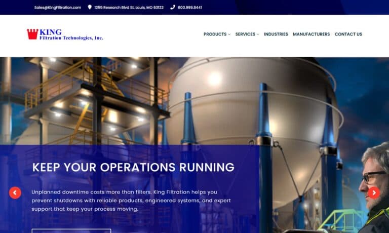 King Filtration Technologies, Inc. facility